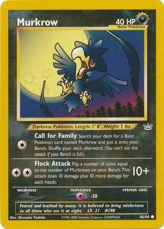 Murkrow (46/64) [Neo Revelation Unlimited] | Dragon's Lair Comics and Fantasy Houston TX