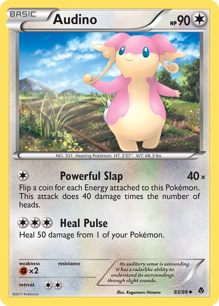 Audino (83/98) [Black & White: Emerging Powers] | Dragon's Lair Comics and Fantasy Houston TX