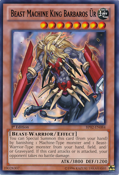 Beast Machine King Barbaros Ur [BP02-EN084] Rare | Dragon's Lair Comics and Fantasy Houston TX