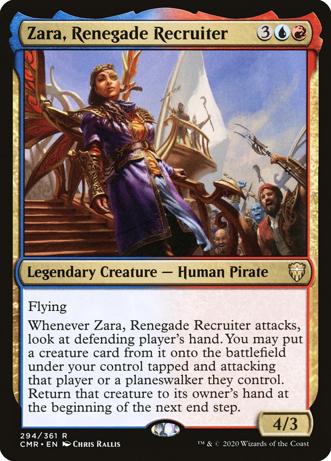 Zara, Renegade Recruiter [Commander Legends] | Dragon's Lair Comics and Fantasy Houston TX