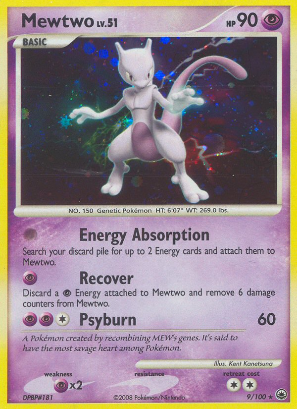 Mewtwo (9/100) [Diamond & Pearl: Majestic Dawn] | Dragon's Lair Comics and Fantasy Houston TX