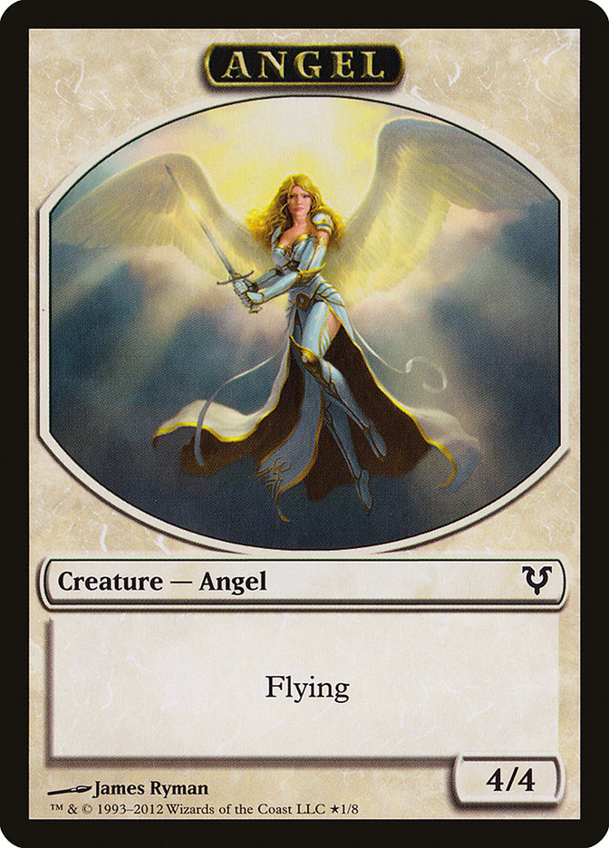 Angel // Demon Double-Sided Token [Open the Helvault] | Dragon's Lair Comics and Fantasy Houston TX