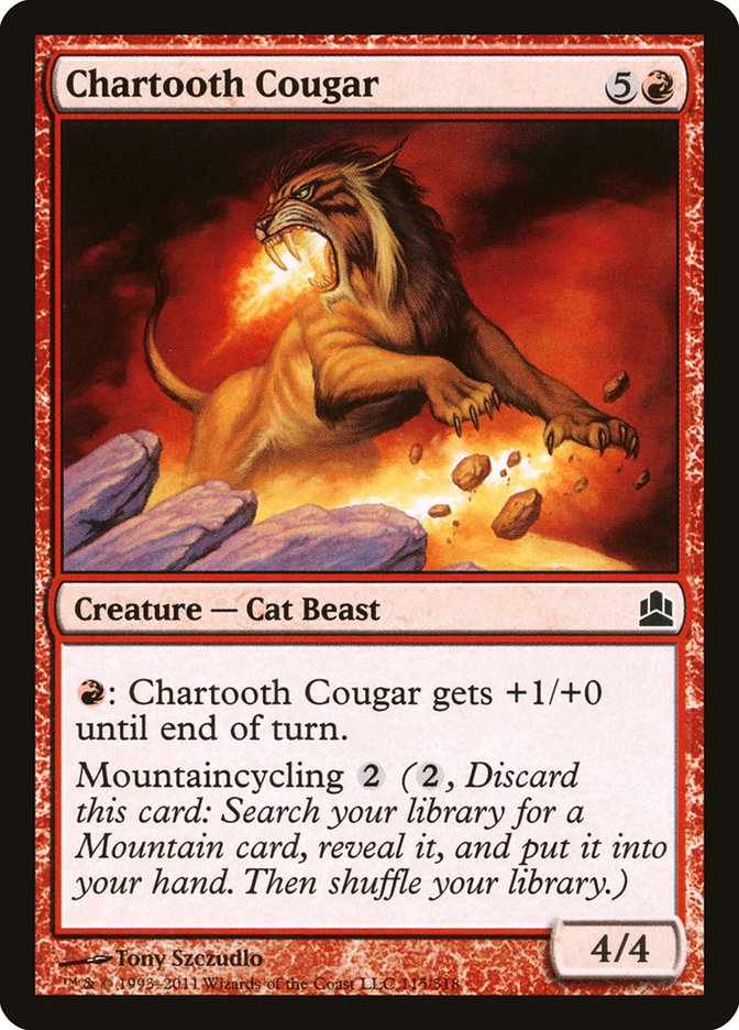 Chartooth Cougar [Commander 2011] | Dragon's Lair Comics and Fantasy Houston TX