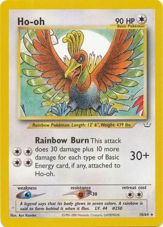 Ho-oh (18/64) [Neo Revelation Unlimited] | Dragon's Lair Comics and Fantasy Houston TX