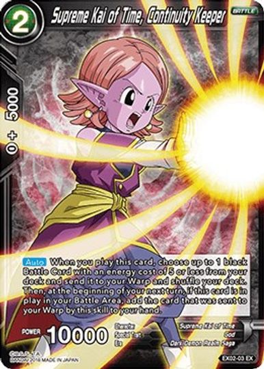 Supreme Kai of Time, Continuity Keeper (EX02-03) [Dark Demon's Villains] | Dragon's Lair Comics and Fantasy Houston TX