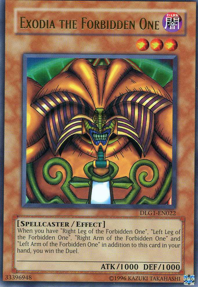 Exodia the Forbidden One [DLG1-EN022] Ultra Rare | Dragon's Lair Comics and Fantasy Houston TX