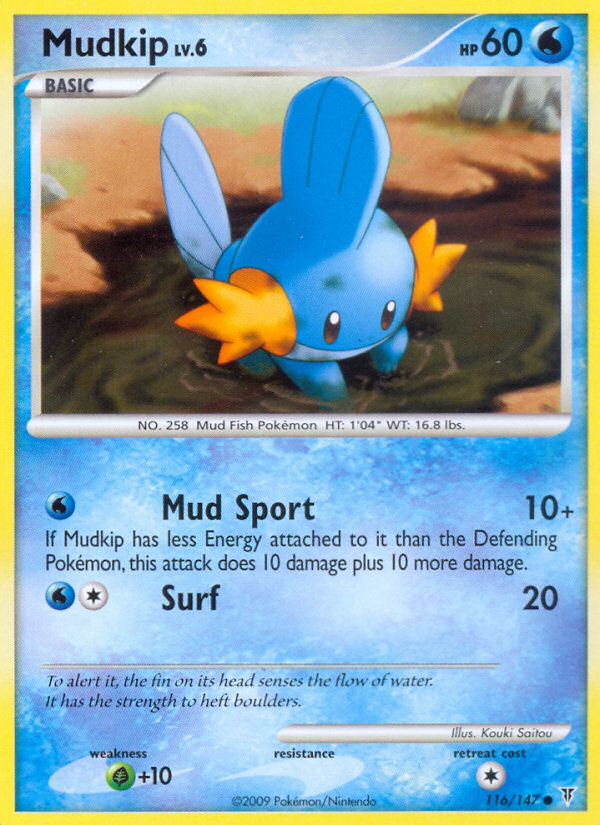 Mudkip (116/147) [Platinum: Supreme Victors] | Dragon's Lair Comics and Fantasy Houston TX