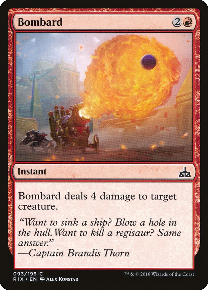 Bombard [Rivals of Ixalan] | Dragon's Lair Comics and Fantasy Houston TX