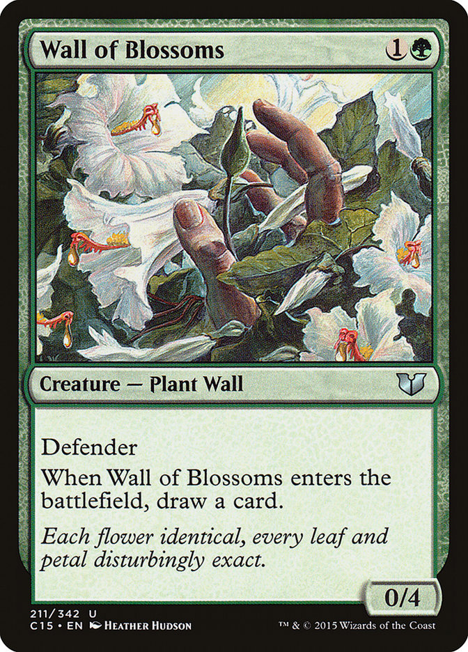 Wall of Blossoms [Commander 2015] | Dragon's Lair Comics and Fantasy Houston TX