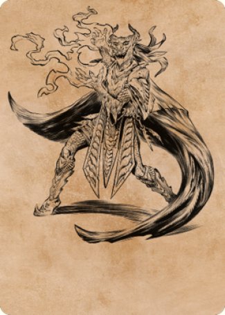 Livaan, Cultist of Tiamat Art Card [Commander Legends: Battle for Baldur's Gate Art Series] | Dragon's Lair Comics and Fantasy Houston TX