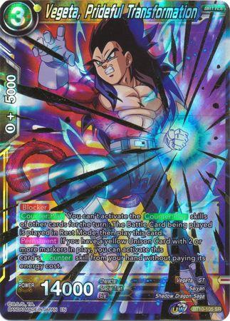 Vegeta, Prideful Transformation (BT10-105) [Rise of the Unison Warrior 2nd Edition] | Dragon's Lair Comics and Fantasy Houston TX