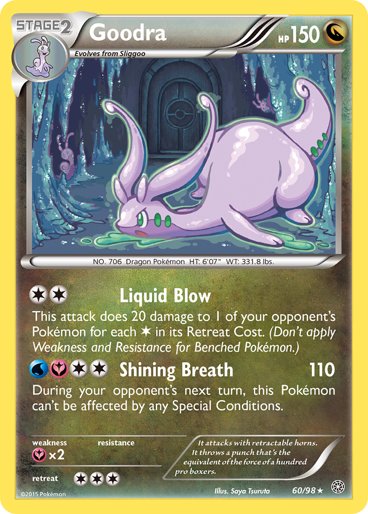 Goodra (60/98) [XY: Ancient Origins] | Dragon's Lair Comics and Fantasy Houston TX