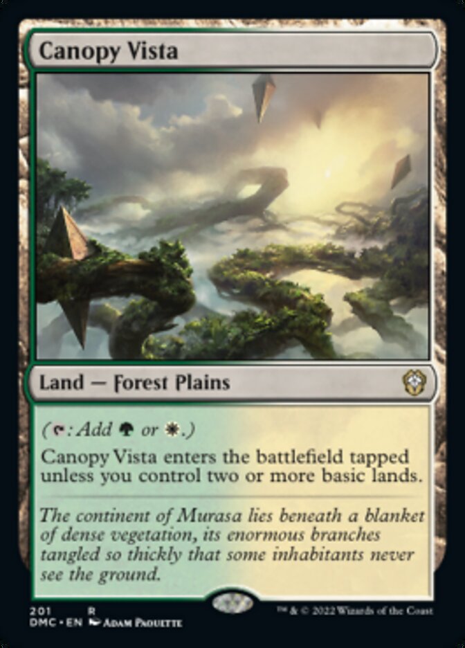 Canopy Vista [Dominaria United Commander] | Dragon's Lair Comics and Fantasy Houston TX