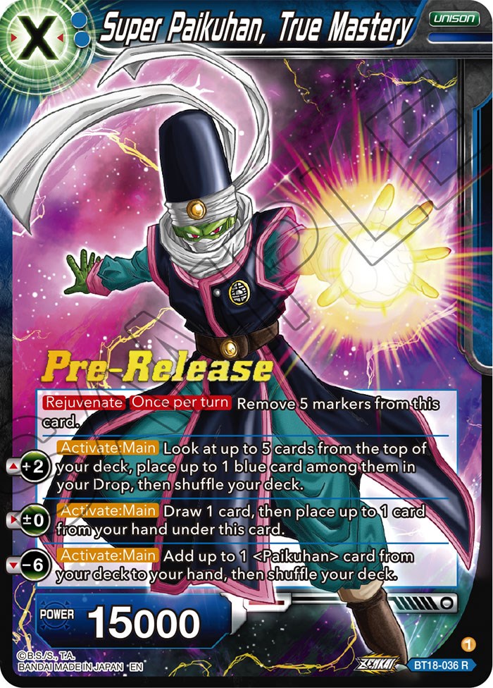 Super Paikuhan, True Master (BT18-036) [Dawn of the Z-Legends Prerelease Promos] | Dragon's Lair Comics and Fantasy Houston TX