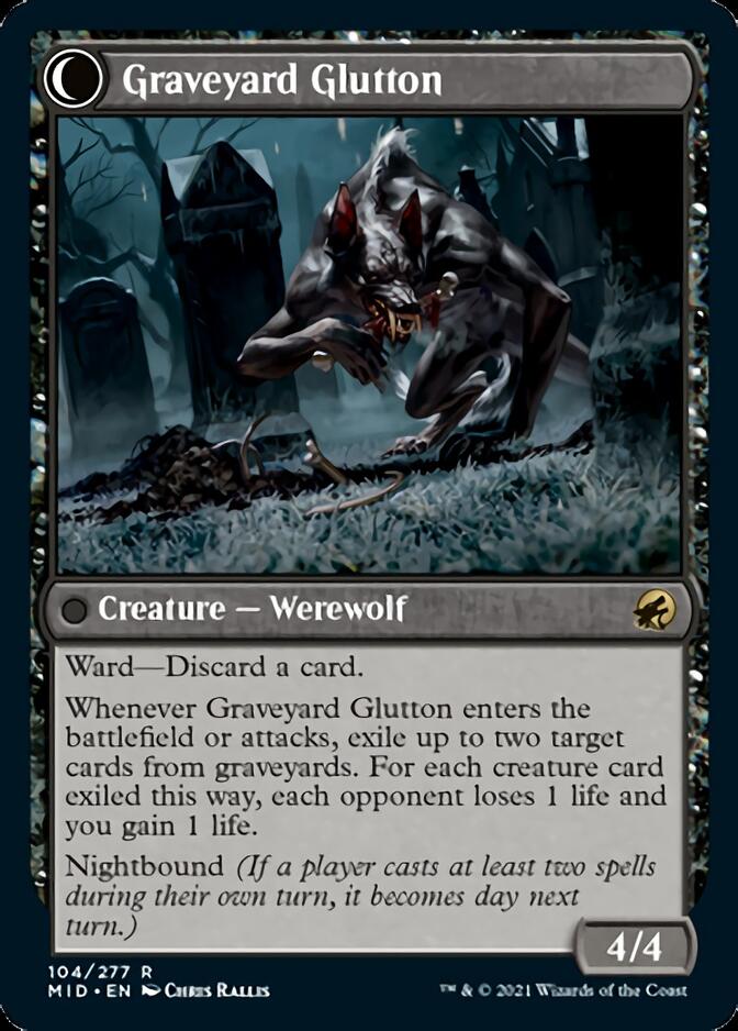 Graveyard Trespasser // Graveyard Glutton [Innistrad: Midnight Hunt] | Dragon's Lair Comics and Fantasy Houston TX