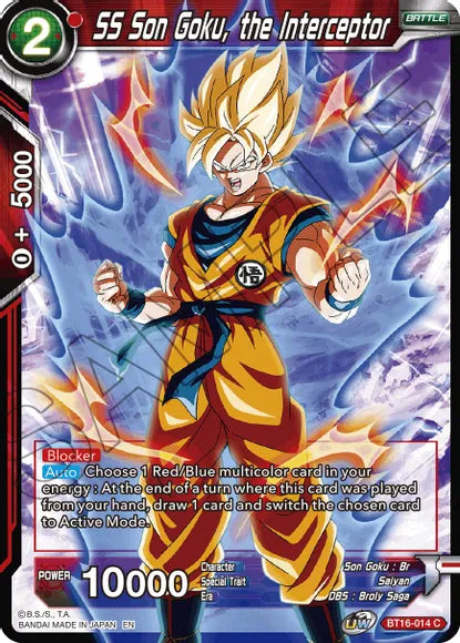 SS Son Goku, the Interceptor (BT16-014) [Realm of the Gods] | Dragon's Lair Comics and Fantasy Houston TX