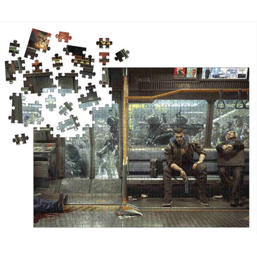 Cyberpunk 2077 Metro Life Jigsaw Puzzle | Dragon's Lair Comics and Fantasy Houston TX