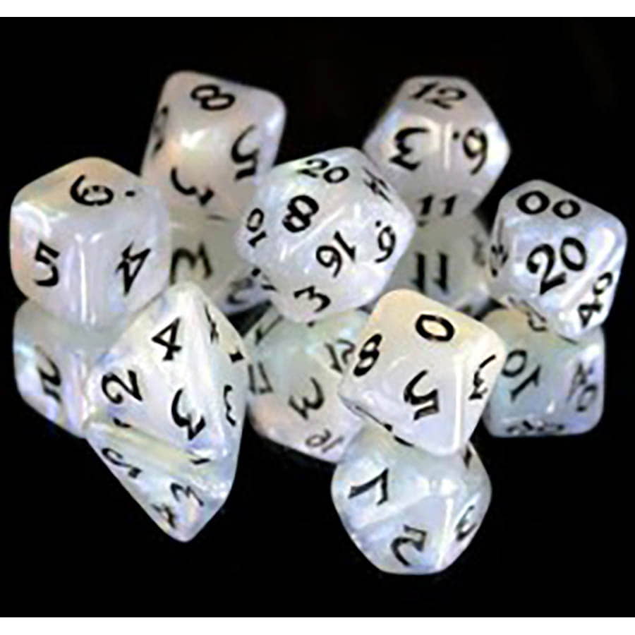 Die Hard Dice Elessia Kybr Peace with White Poly 7 Set | Dragon's Lair Comics and Fantasy Houston TX