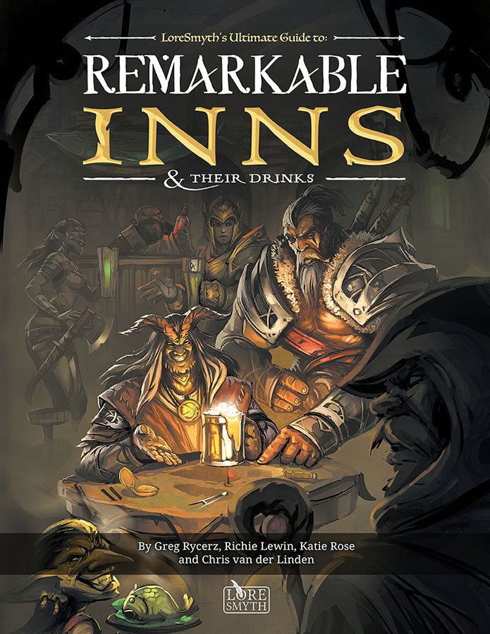 Game Masters Toolbox: Remarkable Inns and Their Drinks Hardcover | Dragon's Lair Comics and Fantasy Houston TX