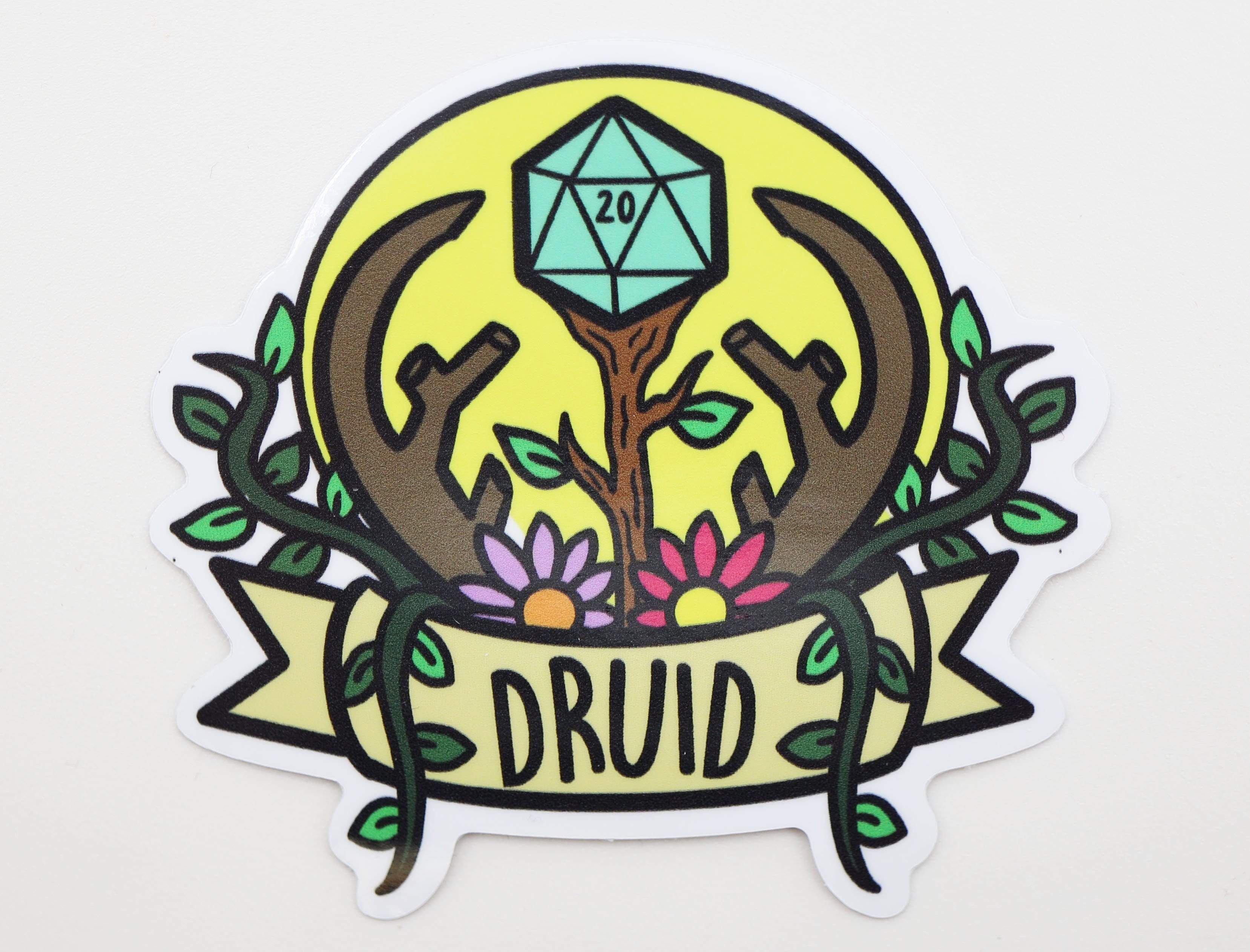 Foam Brain Banner Sticker: Druid | Dragon's Lair Comics and Fantasy Houston TX