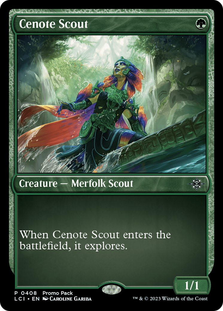 Cenote Scout [The Lost Caverns of Ixalan Promos] | Dragon's Lair Comics and Fantasy Houston TX