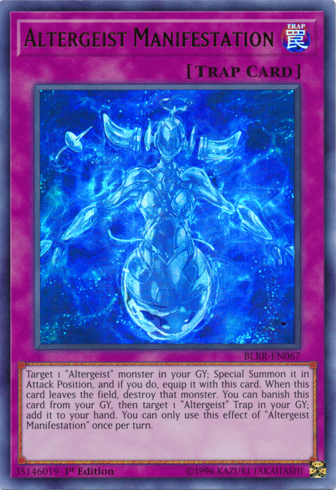 Altergeist Manifestation [BLRR-EN067] Ultra Rare | Dragon's Lair Comics and Fantasy Houston TX