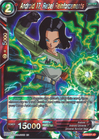 Android 17, Rebel Reinforcements (DB2-005) [Divine Multiverse] | Dragon's Lair Comics and Fantasy Houston TX