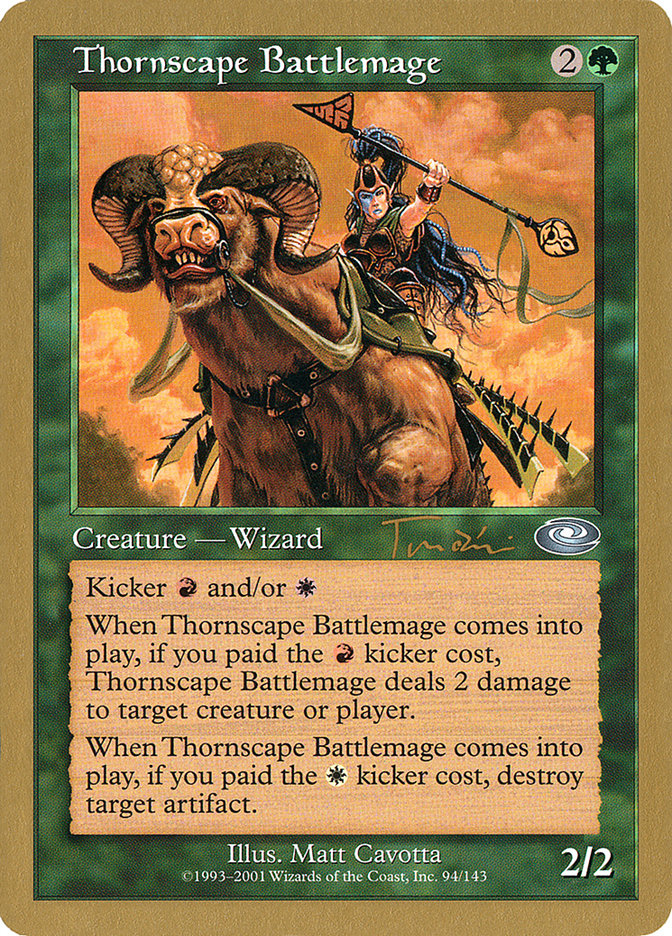 Thornscape Battlemage (Jan Tomcani) [World Championship Decks 2001] | Dragon's Lair Comics and Fantasy Houston TX