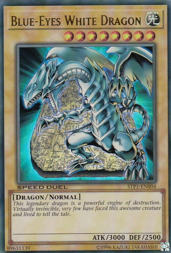 Blue-Eyes White Dragon [STP1-EN004] Ultra Rare | Dragon's Lair Comics and Fantasy Houston TX