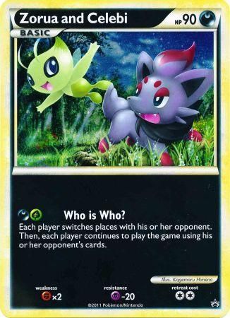 Zorua and Celebi (Jumbo Card) [Miscellaneous Cards] | Dragon's Lair Comics and Fantasy Houston TX