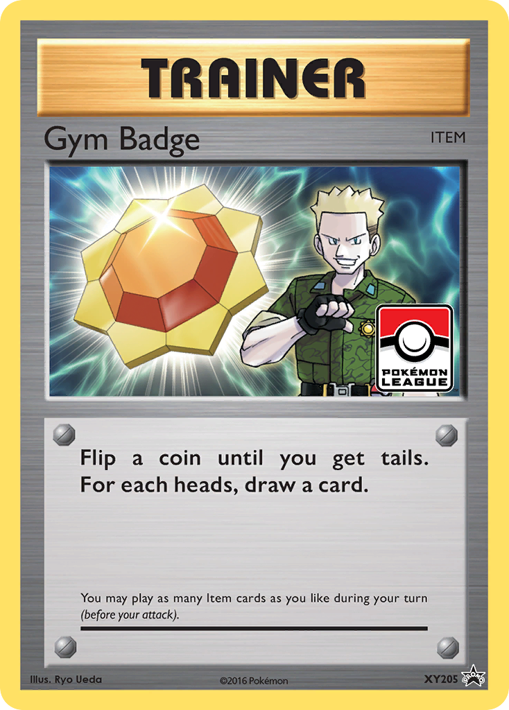 Gym Badge (XY205) (Lt. Surge) [XY: Black Star Promos] | Dragon's Lair Comics and Fantasy Houston TX