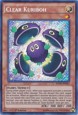 Clear Kuriboh [MVP1-ENS47] Secret Rare | Dragon's Lair Comics and Fantasy Houston TX