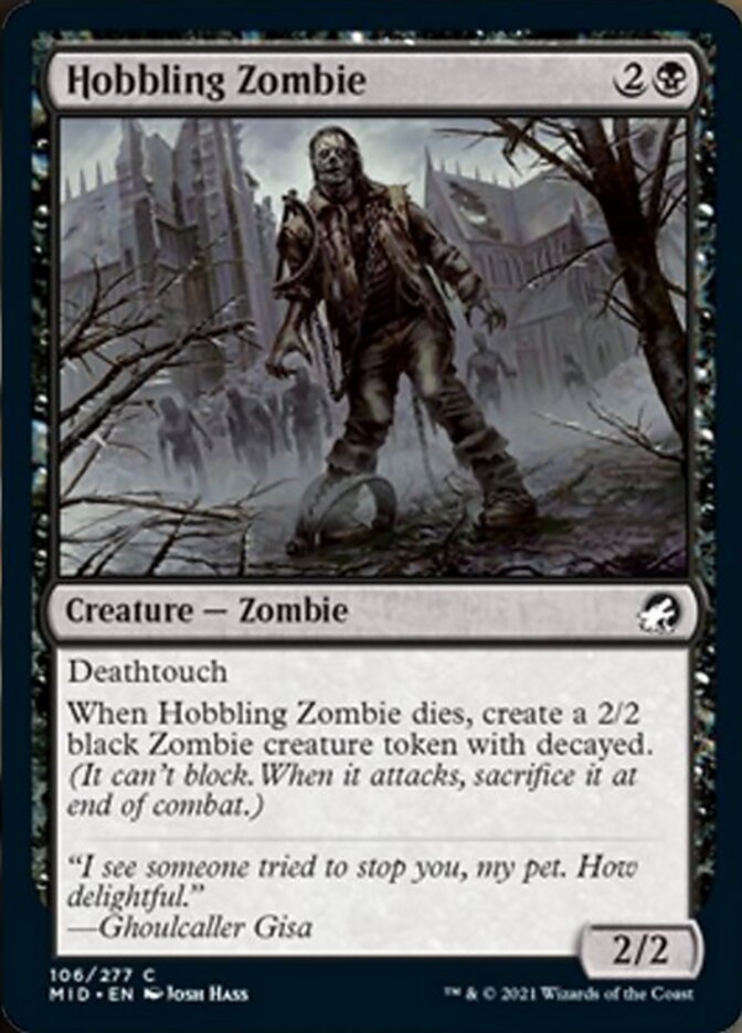 Hobbling Zombie [Innistrad: Midnight Hunt] | Dragon's Lair Comics and Fantasy Houston TX