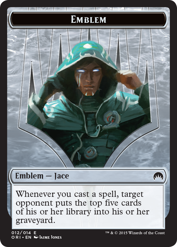 Pest // Jace, Telepath Unbound Emblem Double-Sided Token [Secret Lair: From Cute to Brute Tokens] | Dragon's Lair Comics and Fantasy Houston TX