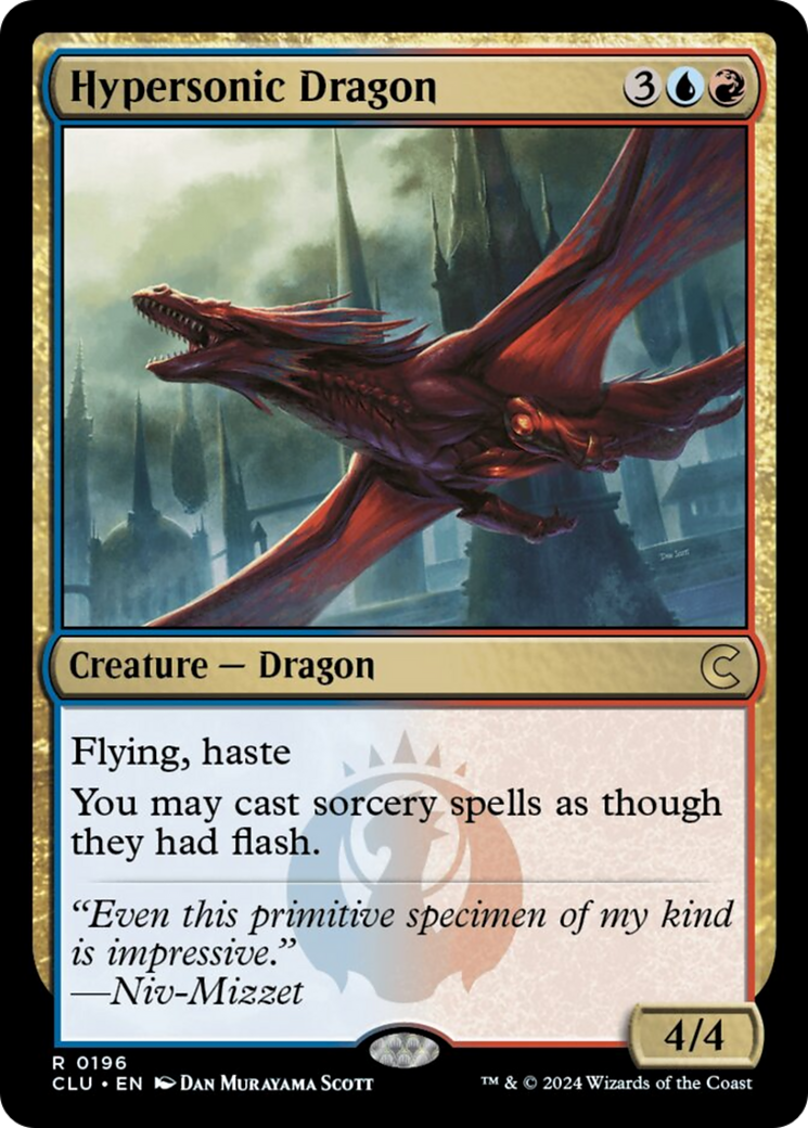 Hypersonic Dragon [Ravnica: Clue Edition] | Dragon's Lair Comics and Fantasy Houston TX