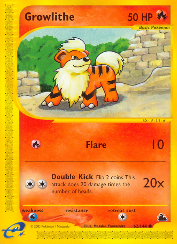 Growlithe (62/144) [Skyridge] | Dragon's Lair Comics and Fantasy Houston TX