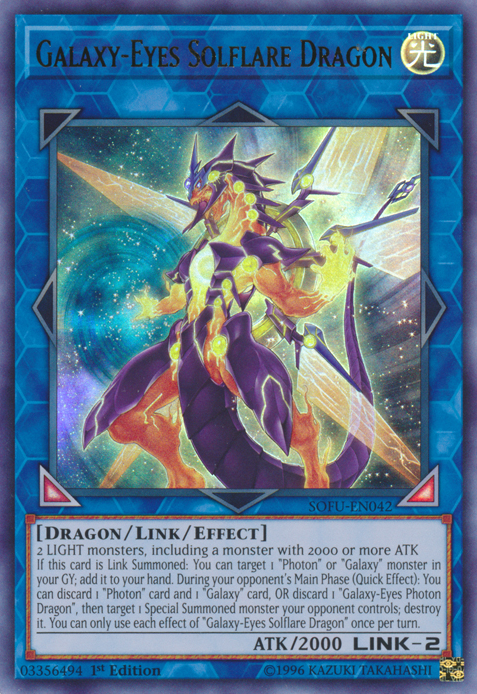 Galaxy-Eyes Solflare Dragon [SOFU-EN042] Ultra Rare | Dragon's Lair Comics and Fantasy Houston TX