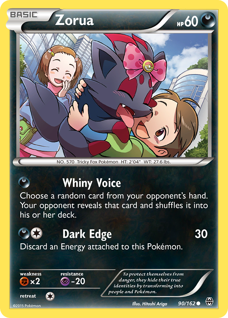 Zorua (90/162) [XY: BREAKthrough] | Dragon's Lair Comics and Fantasy Houston TX