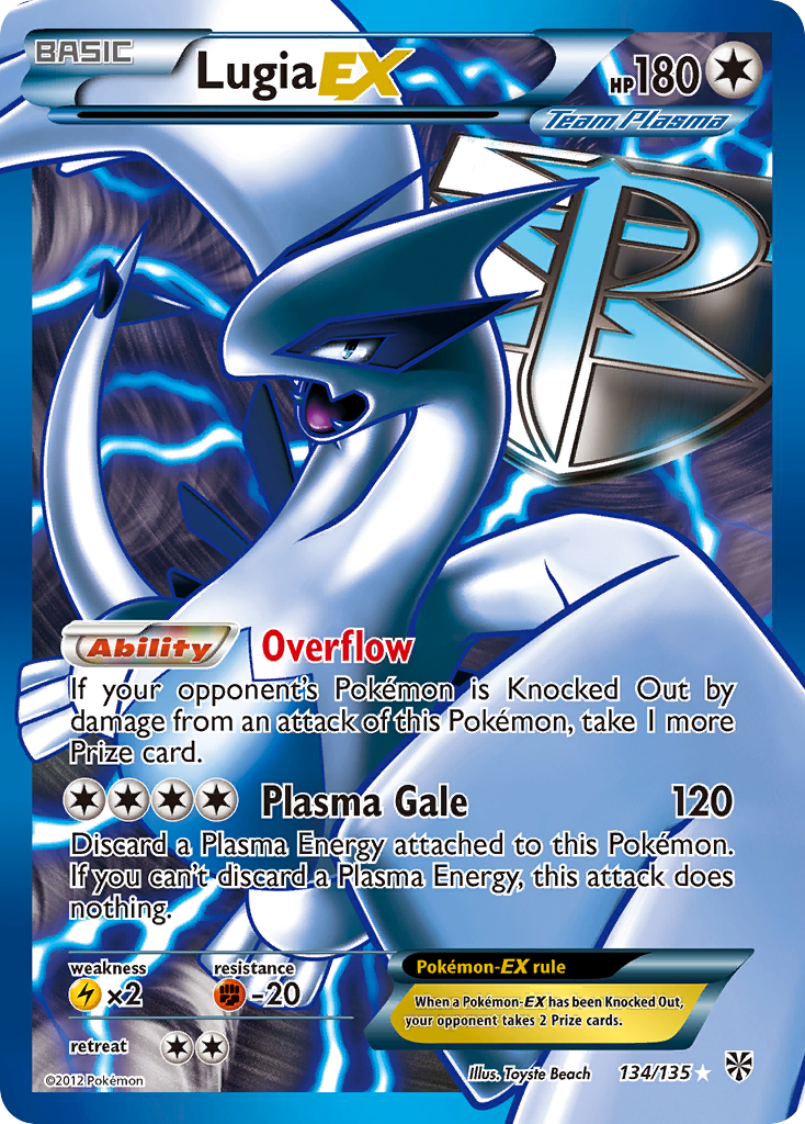 Lugia EX (134/135) [Black & White: Plasma Storm] | Dragon's Lair Comics and Fantasy Houston TX