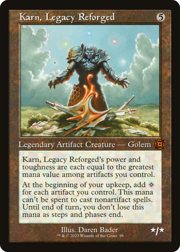 Karn, Legacy Reforged (Retro) [March of the Machine: The Aftermath] | Dragon's Lair Comics and Fantasy Houston TX