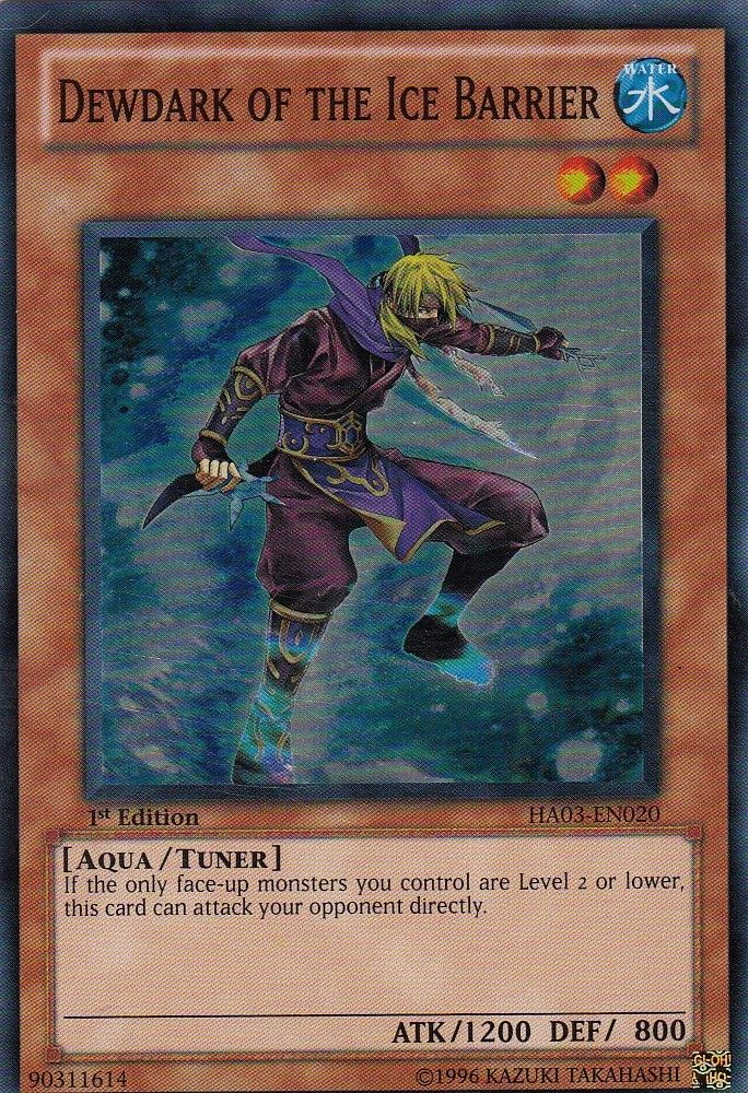 Dewdark of the Ice Barrier [HA03-EN020] Super Rare | Dragon's Lair Comics and Fantasy Houston TX