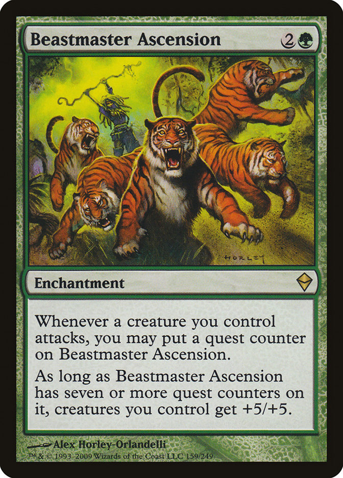 Beastmaster Ascension [Zendikar] | Dragon's Lair Comics and Fantasy Houston TX