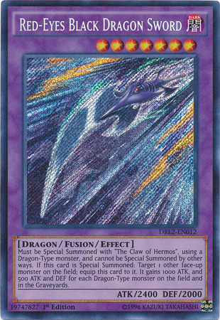 Red-Eyes Black Dragon Sword [DRL2-EN012] Secret Rare | Dragon's Lair Comics and Fantasy Houston TX