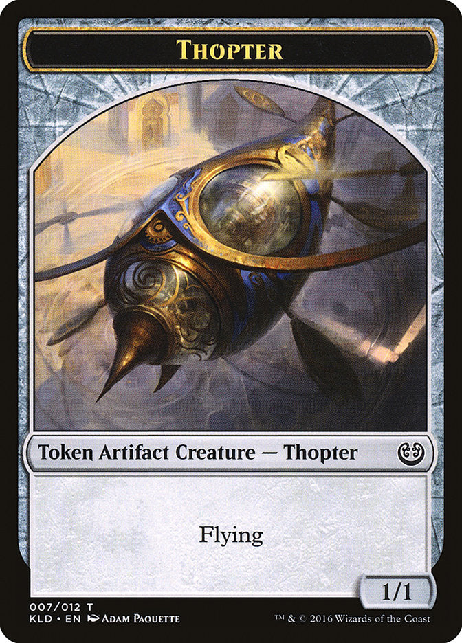 Thopter Token (007/012) [Kaladesh Tokens] | Dragon's Lair Comics and Fantasy Houston TX