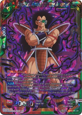 Raditz, Arrival of the Invader (BT8-105) [Malicious Machinations] | Dragon's Lair Comics and Fantasy Houston TX