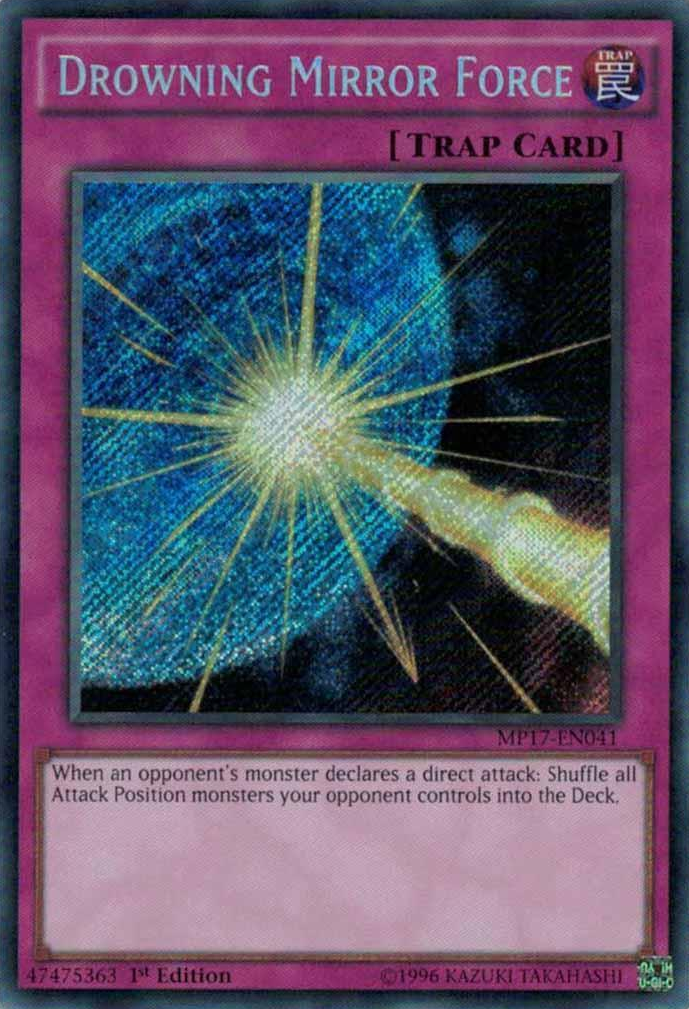 Drowning Mirror Force [MP17-EN041] Secret Rare | Dragon's Lair Comics and Fantasy Houston TX