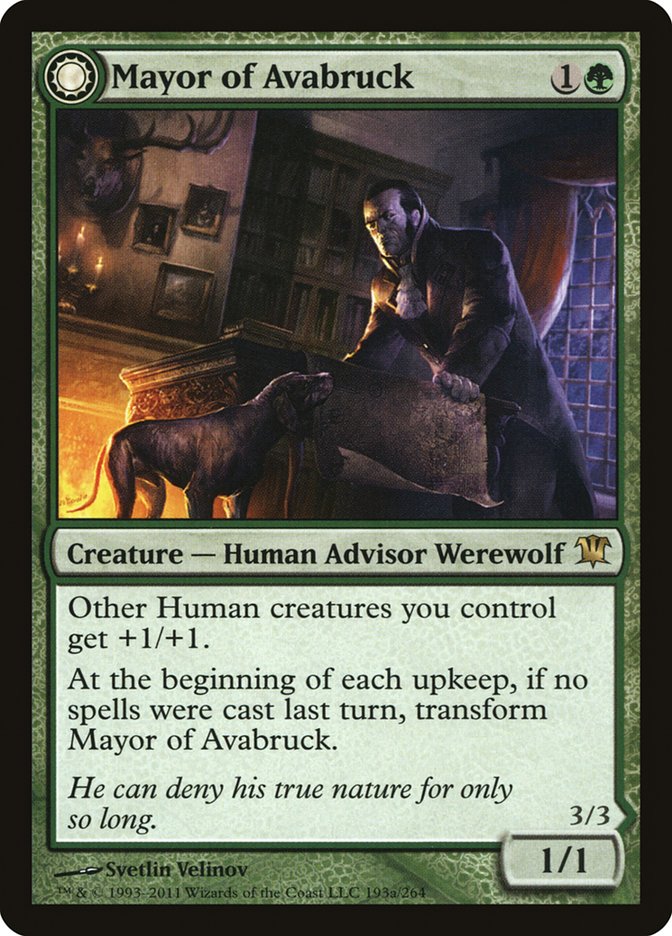 Mayor of Avabruck // Howlpack Alpha [Innistrad] | Dragon's Lair Comics and Fantasy Houston TX