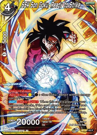 SS4 Son Goku, Ready to Strike (BT16-146) [Realm of the Gods] | Dragon's Lair Comics and Fantasy Houston TX