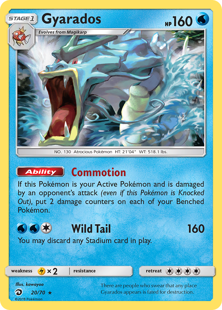 Gyarados (20/70) [Sun & Moon: Dragon Majesty] | Dragon's Lair Comics and Fantasy Houston TX