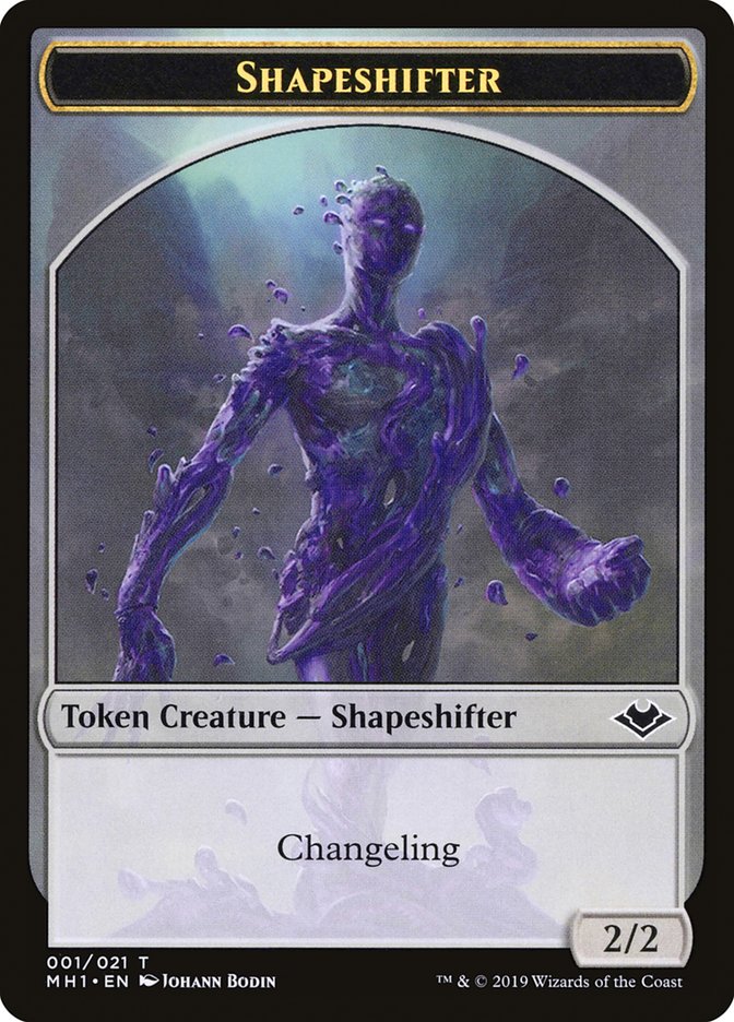 Shapeshifter Token [Modern Horizons Tokens] | Dragon's Lair Comics and Fantasy Houston TX